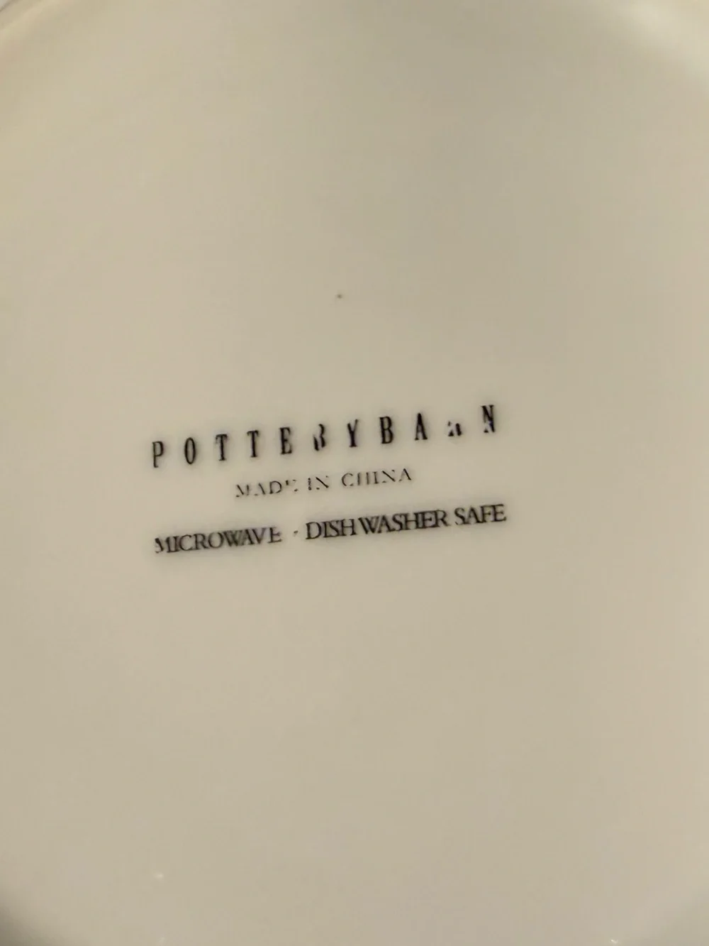 Pottery Barn pottery barn